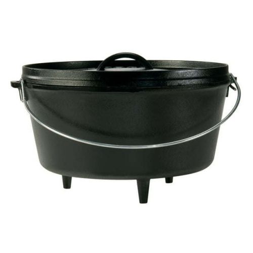 Cast Iron 12" / 8 Quart Seasoned Camp Dutch Oven Cast Iron 12" / 8 Quart Seasoned Camp Dutch Oven
