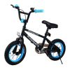 12" BMX Bike Blue Carbon Steel Frame High-gel Butyl Tires Non-slip