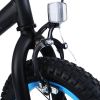 12" BMX Bike Blue Carbon Steel Frame High-gel Butyl Tires Non-slip
