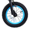 12" BMX Bike Blue Carbon Steel Frame High-gel Butyl Tires Non-slip