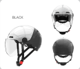 Moped Bluetooth helmet. (Intelligent voice mode operating system: WIFI + APP, phone answering, sound navigation, MP3 music)