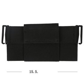 Invisible Waist Sports Mobile Phone Bag Fitness Mini Portable (Option: Black-15.5cm)