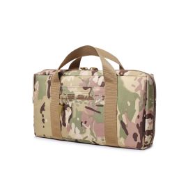 Tactical Gun Bag Storage Bag Tactical Pistol Bag Portable Men's Sports Field Army Fan Bag Invisible Gun Bag (Option: CP color-15inches)