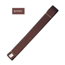 Simple Solid Color Taekwondo Belt Ribbon (Option: Coffee Belt-220cm)