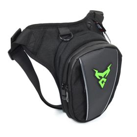 Motorcycle Riding Crossbody Shoulder Waist Leg Bag (Option: Green Label-0105MC Leg Bag)
